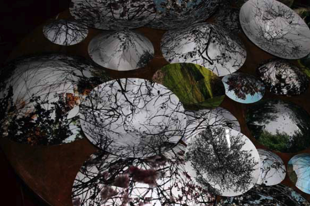 »Neue Landschaften«/ Fotografie Stickerei, Gisoo Kim