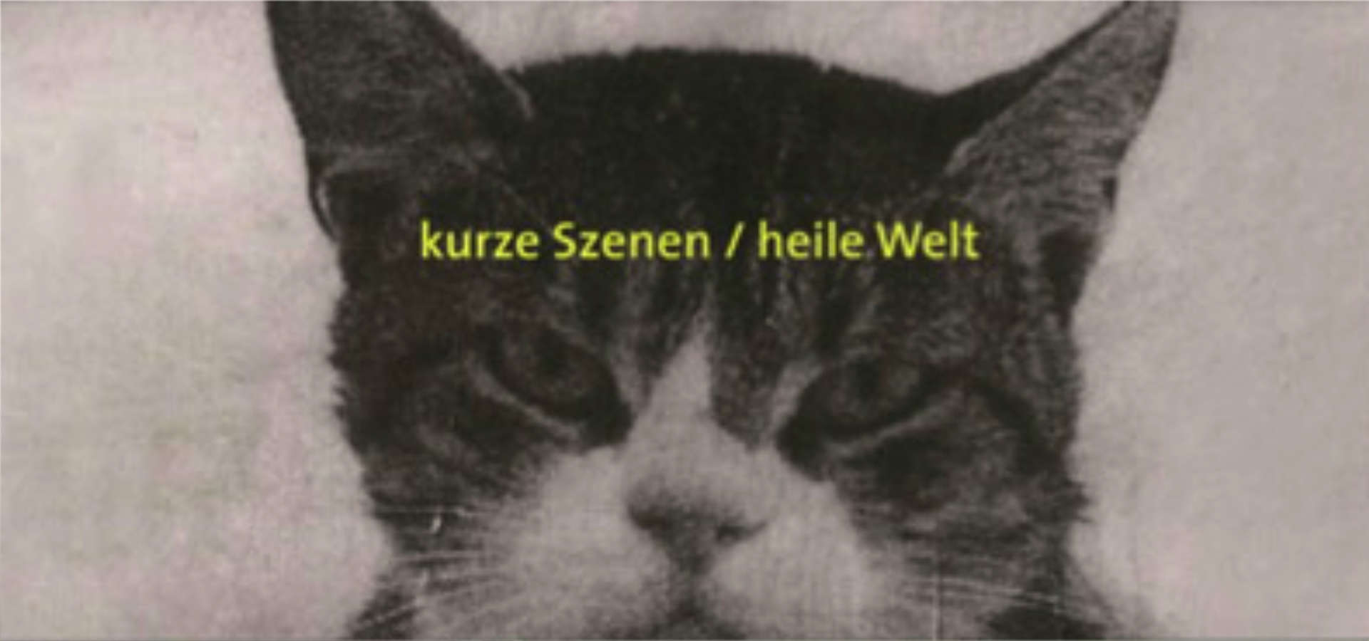 »kurze Szenen / heile Welt«/ Installation Büro für verschiebbare Haltungen Fabian Widukind Penzkofer