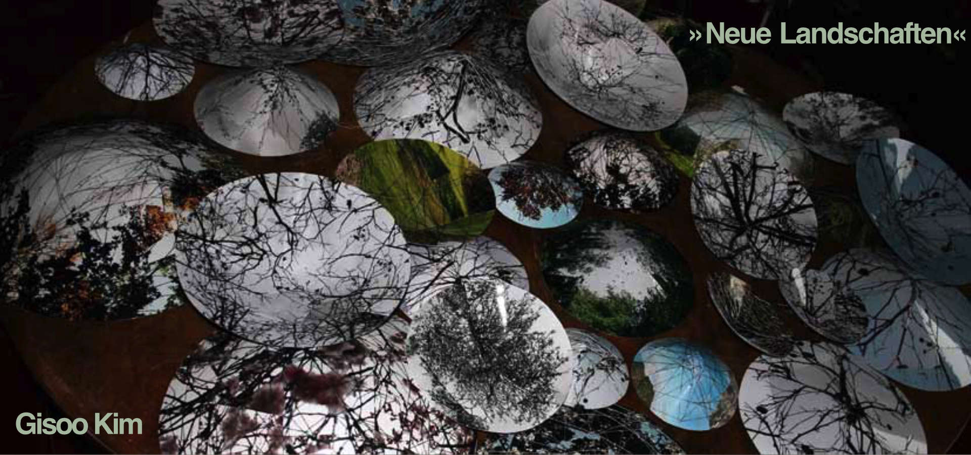 »Neue Landschaften«/ Fotografie Stickerei, Gisoo Kim