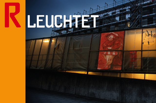 »RLeuchtet« Touristifikation mit hangover, Hubert Lankes, Helmut Wolf, Tony Kobler, schwafi