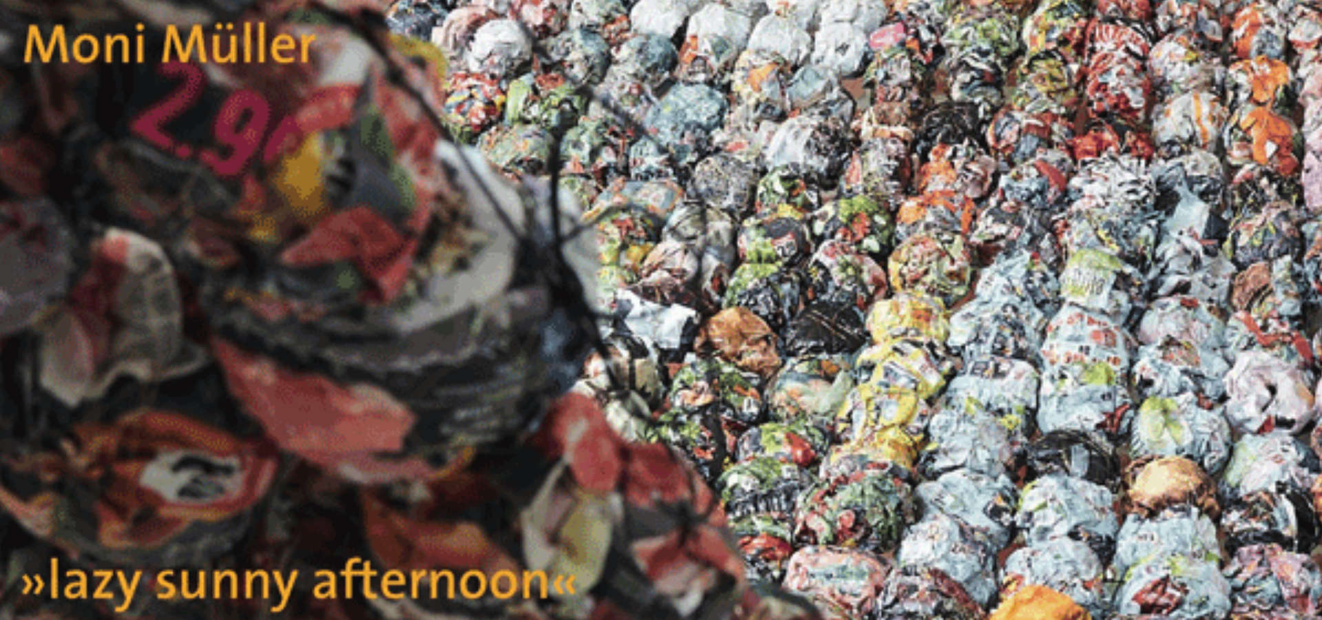 »Lazy sunny afternoon« Bild, Installation, Performance, Moni Müller, Düsseldorf