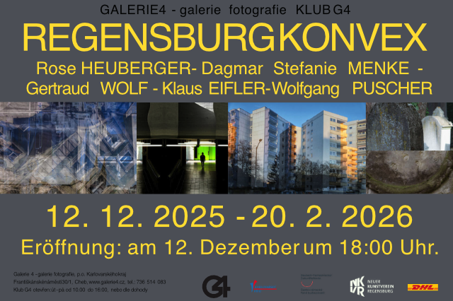 »Regensburg convex«  Austauschprojekt mit der Fotogalerie G4 Cheb