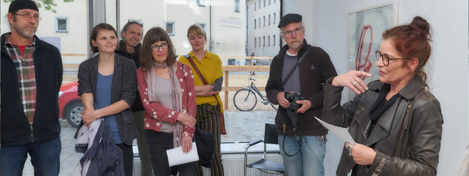 17. Mai bis 16. Juni 2019: »GKK Krefeld zu Gast im NKV« Barbara Adamek, Christiane Behr, Willy Heyer - Foto: Wolfram Schmidt