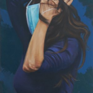 Clement Loisel, o.T, Oil n canvas, 60 x 40 cm, 2020